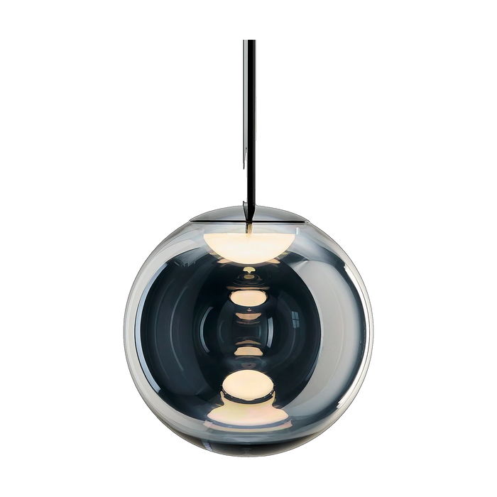 Globe 25cm Small Pendant, Silver by Tom Dixon