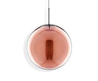 Tom Dixon Globe 50cm Pendant in copper, switched off