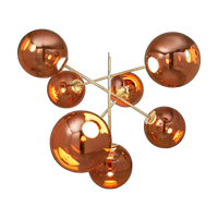 Globe Large Chandelier, Copper by Tom Dixon