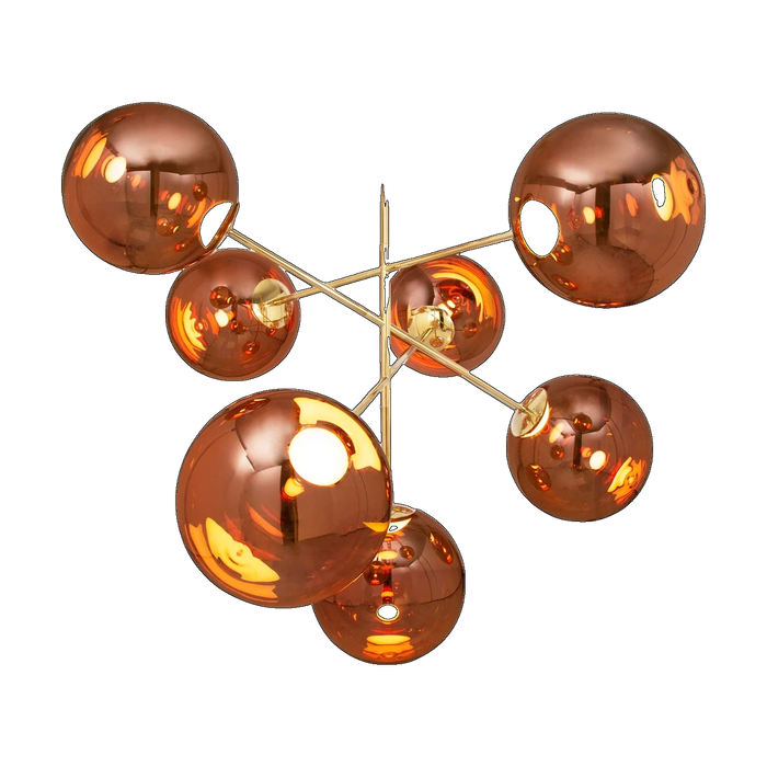 Globe Large Chandelier, Copper by Tom Dixon