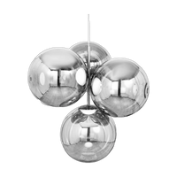 Globe Mini Chandelier, Silver by Tom Dixon