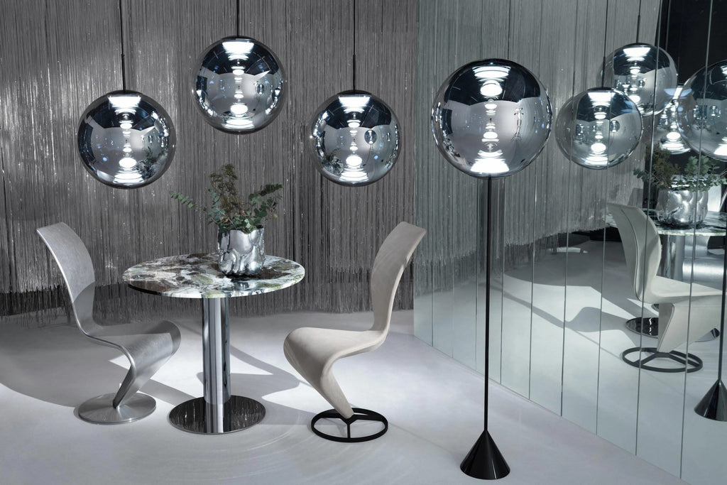 Tom Dixon Globe collection in a modern interior
