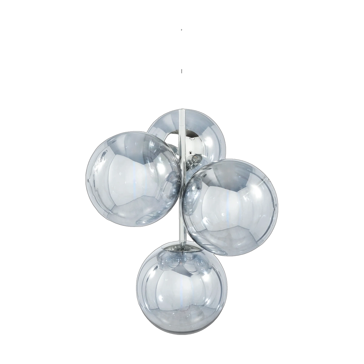 Globe Small Chandelier, Silver by Tom Dixon