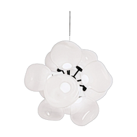 Melt Burst Chandelier, Opal Blow-Moulded Polycarbonate by Tom Dixon