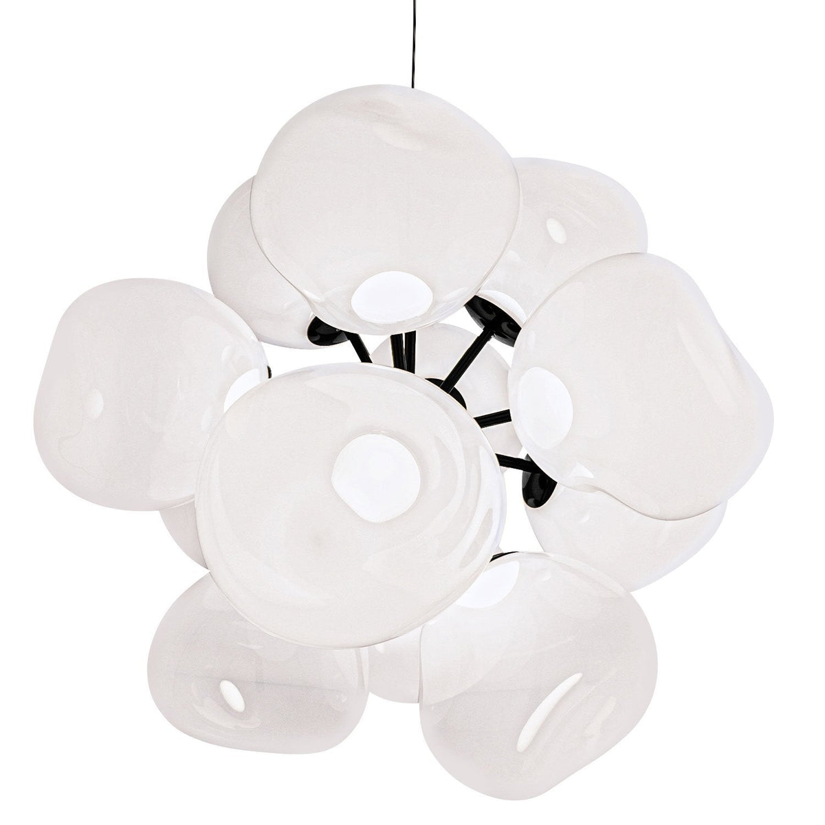 Tom Dixon Melt Burst Chandelier in opal