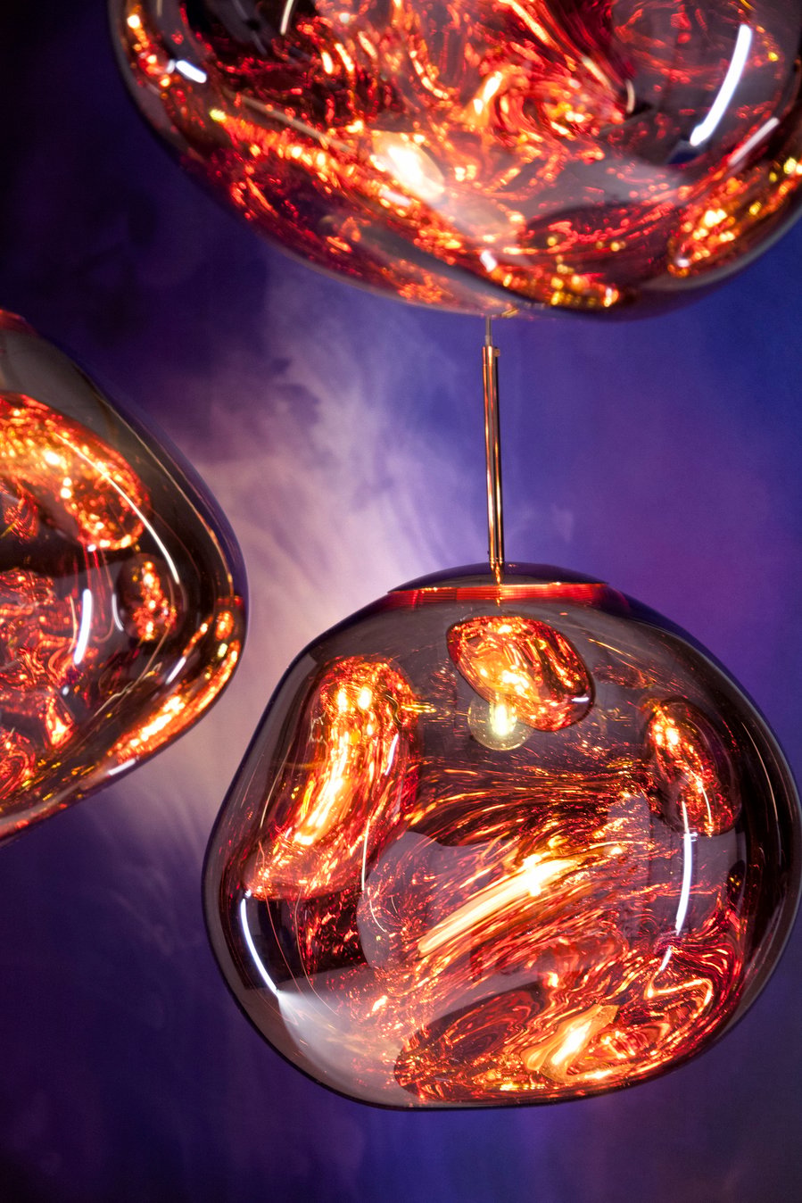 Tom Dixon Melt Copper Pendant close-up