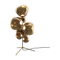 Melt Floor Chandelier in Bronze Polished Polycarbonate by Tom Dixon