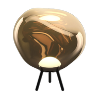 Melt Large Portable Light in Bronze Polished Polycarbonate by Tom Dixon