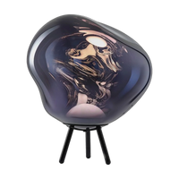 Melt Large Portable Light in Smoke Polished Polycarbonate by Tom Dixon