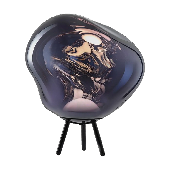 Melt Large Portable Light in Smoke Polished Polycarbonate by Tom Dixon