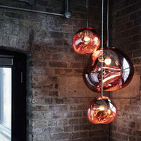 Tom Dixon Melt Medium Pendant bronze surface detail