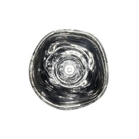 Tom Dixon Melt Medium Surface Light in silver polished polycarbonate, illuminated front view