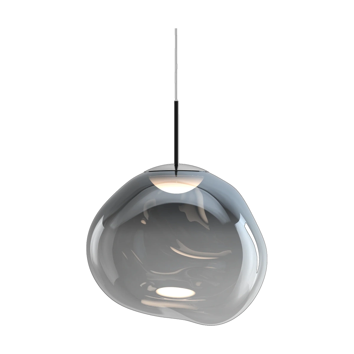 Melt Medium Pendant, Nickel Polished Polycarbonate by Tom Dixon