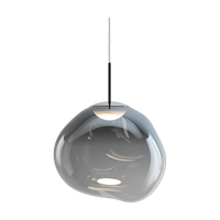 Melt Medium Pendant, Nickel Polished Polycarbonate by Tom Dixon
