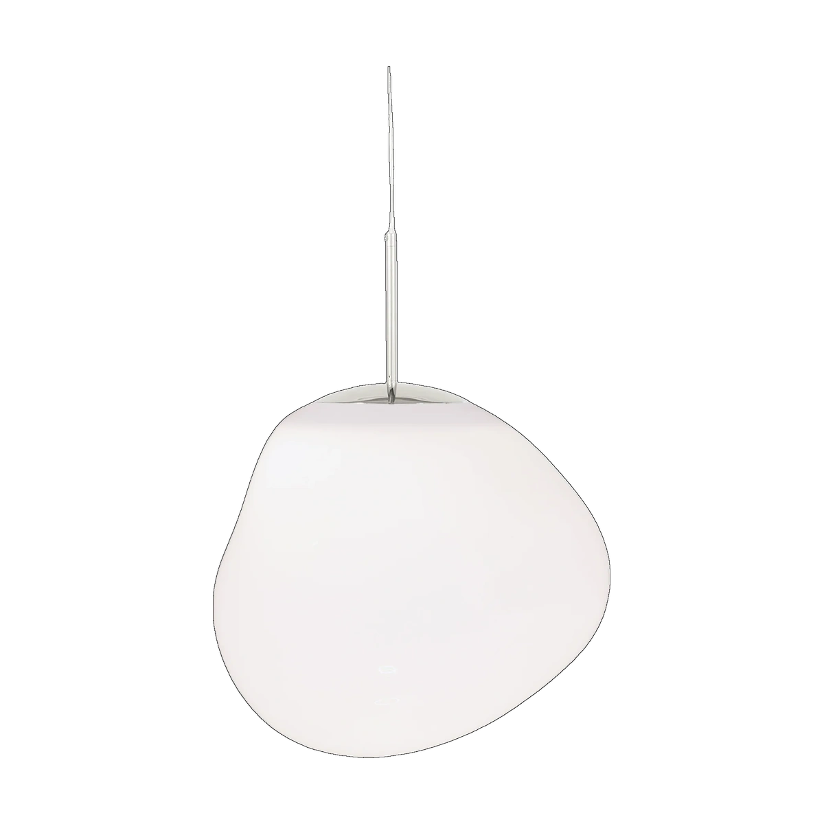 Melt Medium Pendant, Opal with Silver Hardware by Tom Dixon