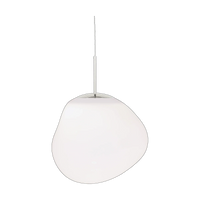 Melt Medium Pendant, Opal with Silver Hardware by Tom Dixon