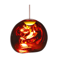 Melt Medium Pendant, Polished Copper Polycarbonate by Tom Dixon