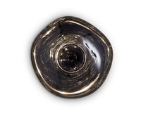 Tom Dixon Melt Medium Surface Light in smoke, alternate illuminated front view