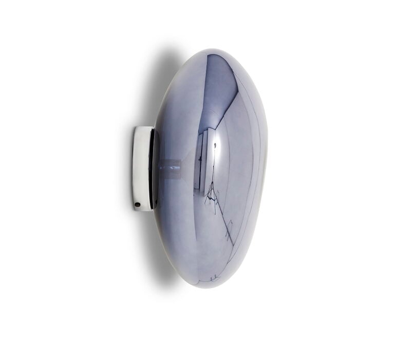Tom Dixon Melt Medium Surface Light in smoke, side view switched off