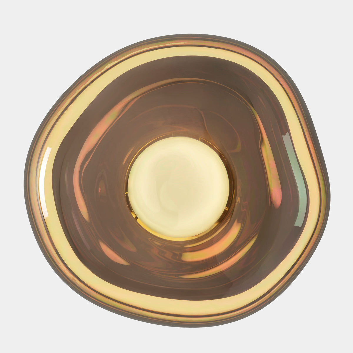 Tom Dixon Melt Medium Surface Light in bronze, alternate side view
