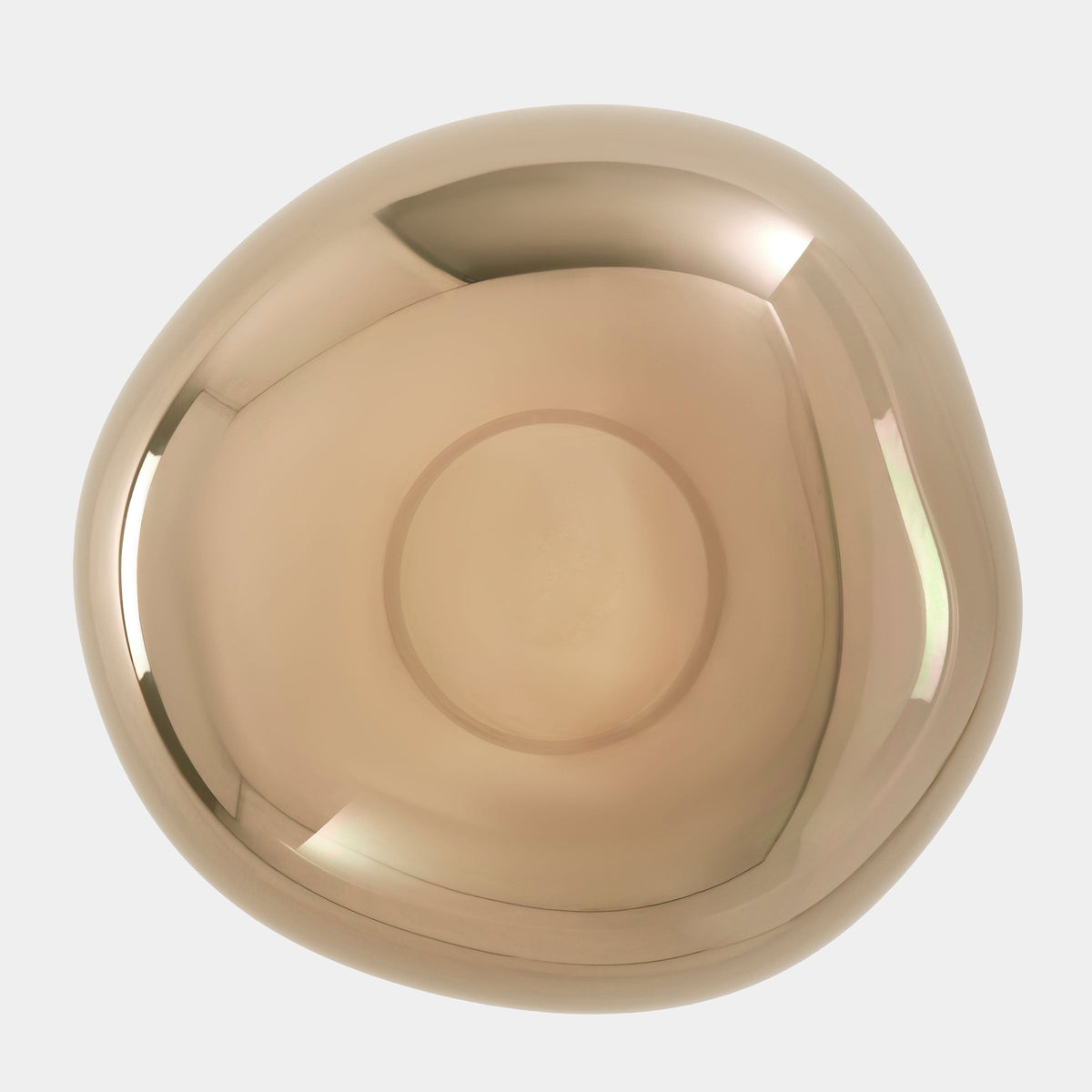 Tom Dixon Melt Medium Surface Light in bronze, side product view