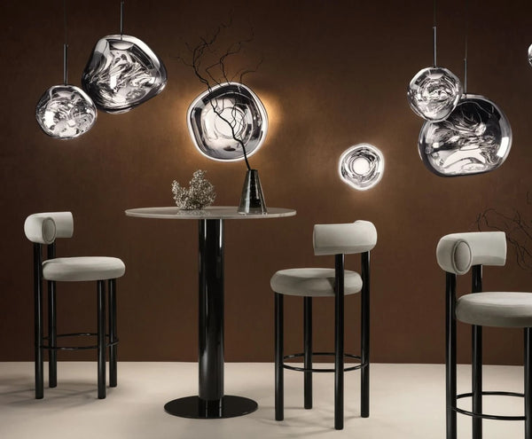 Tom Dixon Melt Mini Surface Light in polished copper in an interior installation