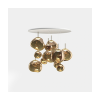 Melt Mega Pendant System, Bronze Polished Polycarbonate by Tom Dixon