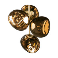 Melt Mini Chandelier, Bronze Polished Polycarbonate by Tom Dixon