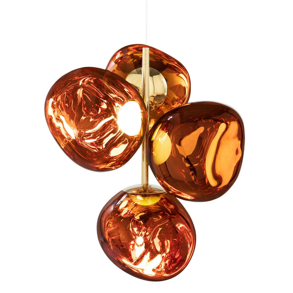 Tom Dixon Melt Mini Chandelier in copper