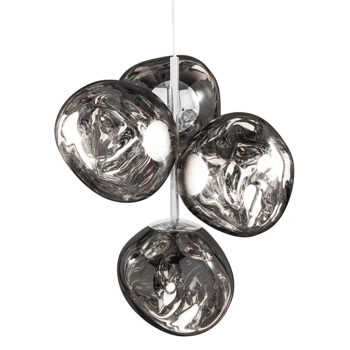 Tom Dixon Melt Mini Chandelier in silver