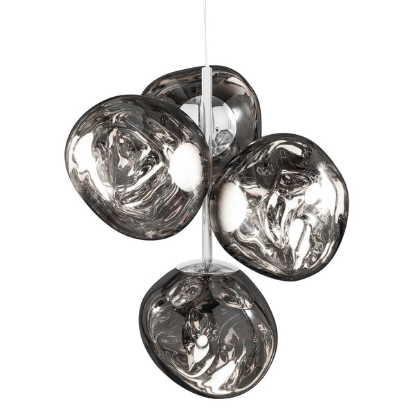 Tom Dixon Melt Mini Chandelier in silver