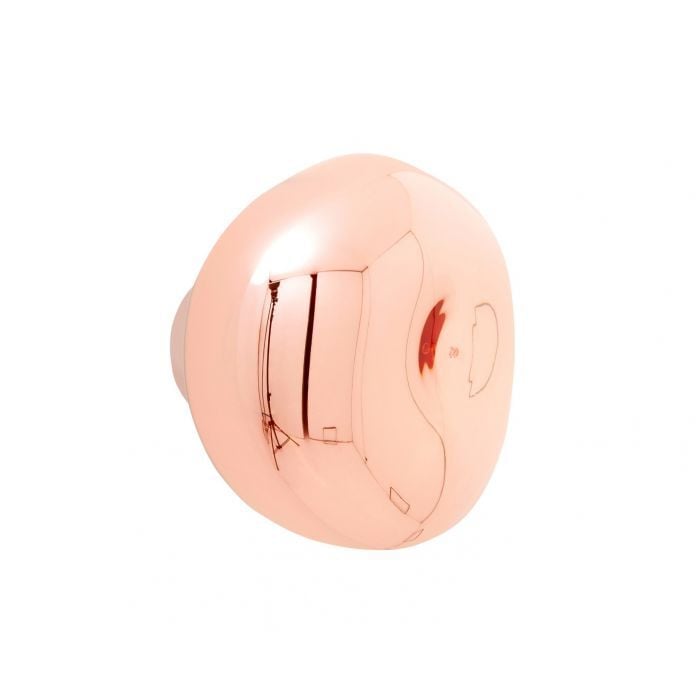 Tom Dixon Melt Mini Surface Light in polished copper, angled view switched off