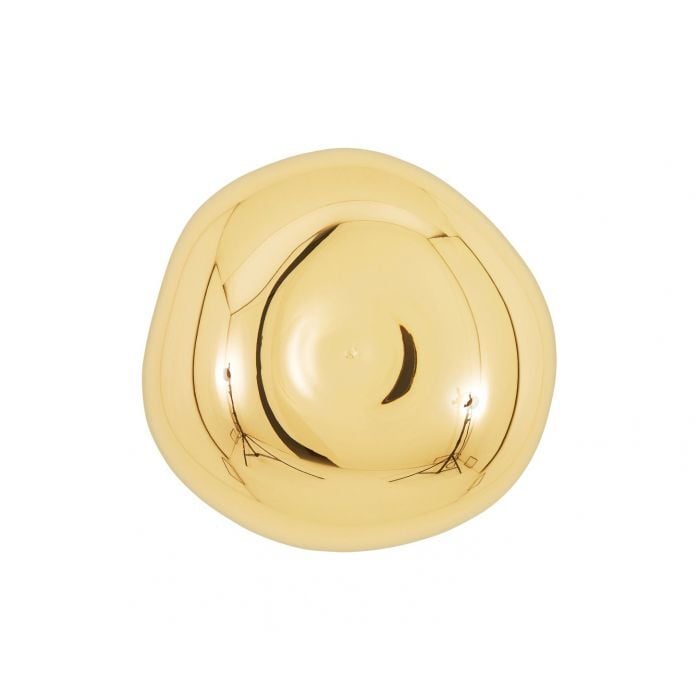 Tom Dixon Melt Mini Surface Light in gold, front view switched off