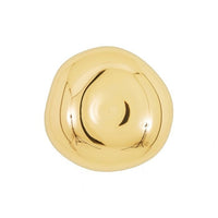 Tom Dixon Melt Mini Surface Light in gold, front view switched off