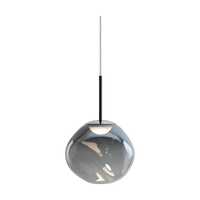 Melt Mini Pendant, Nickel Polished Polycarbonate by Tom Dixon