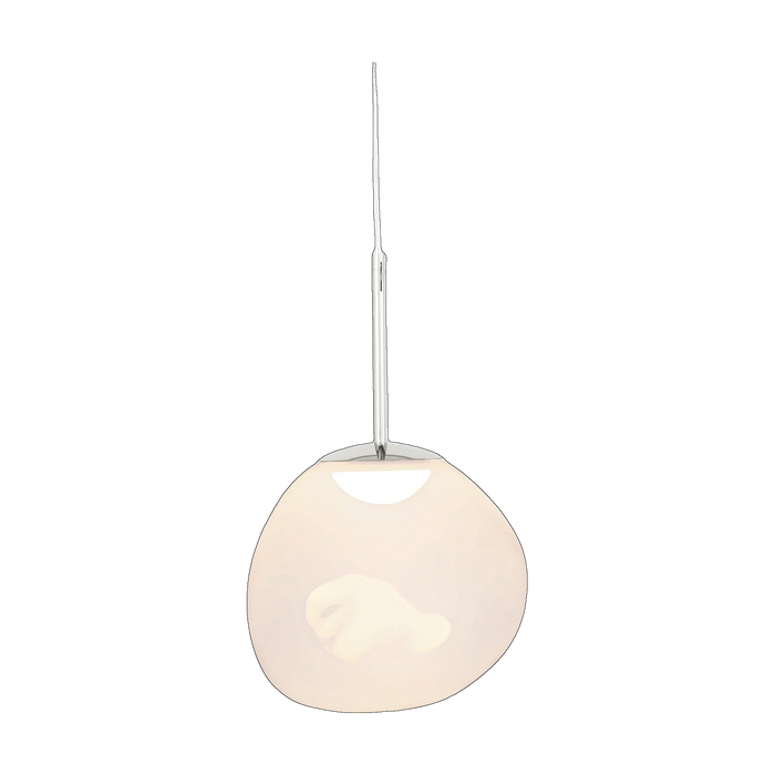 Melt Mini Pendant, Opal with Silver Hardware by Tom Dixon