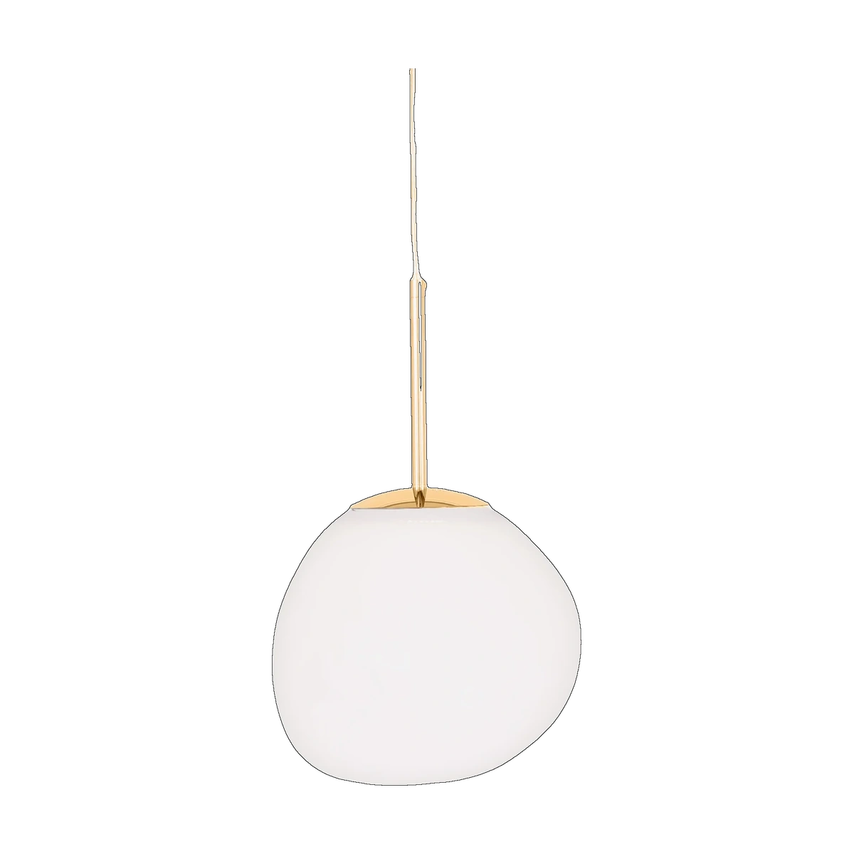 Melt Mini Pendant, Opal with Gold Hardware by Tom Dixon