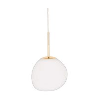 Melt Mini Pendant, Opal with Gold Hardware by Tom Dixon