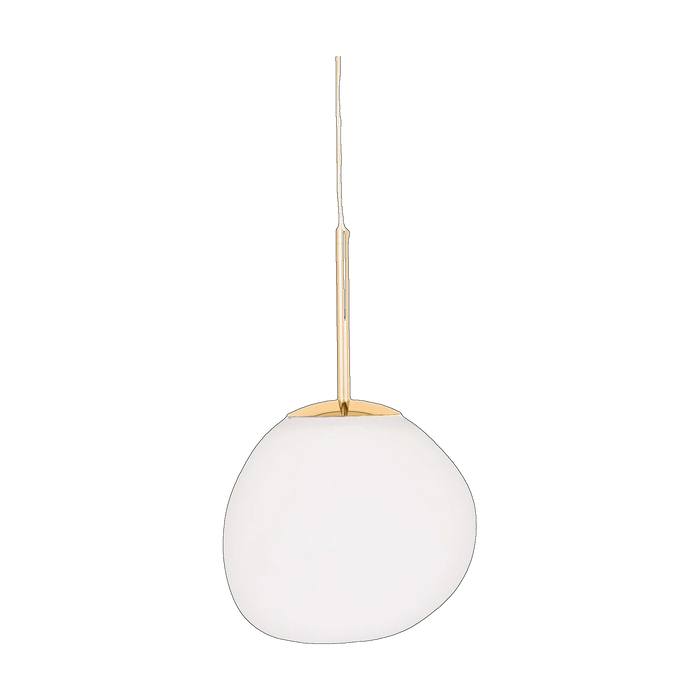 Melt Mini Pendant, Opal with Gold Hardware by Tom Dixon