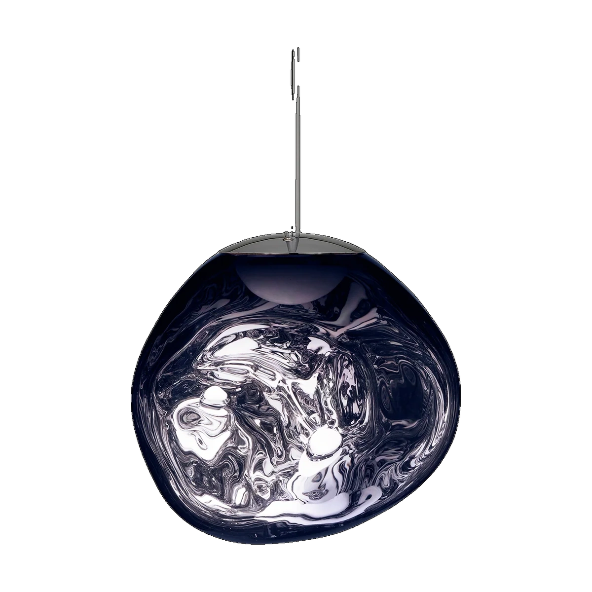 Melt Mini Pendant, Smoke Polished Polycarbonate by Tom Dixon