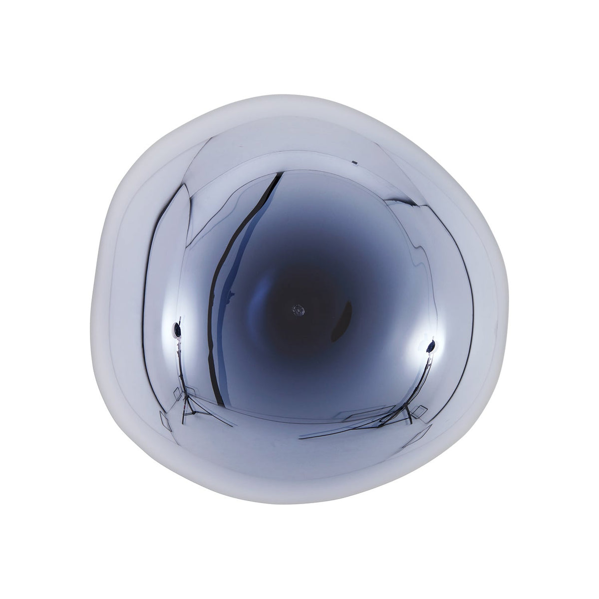 Tom Dixon Melt Mini Surface Light in smoke, front view switched off