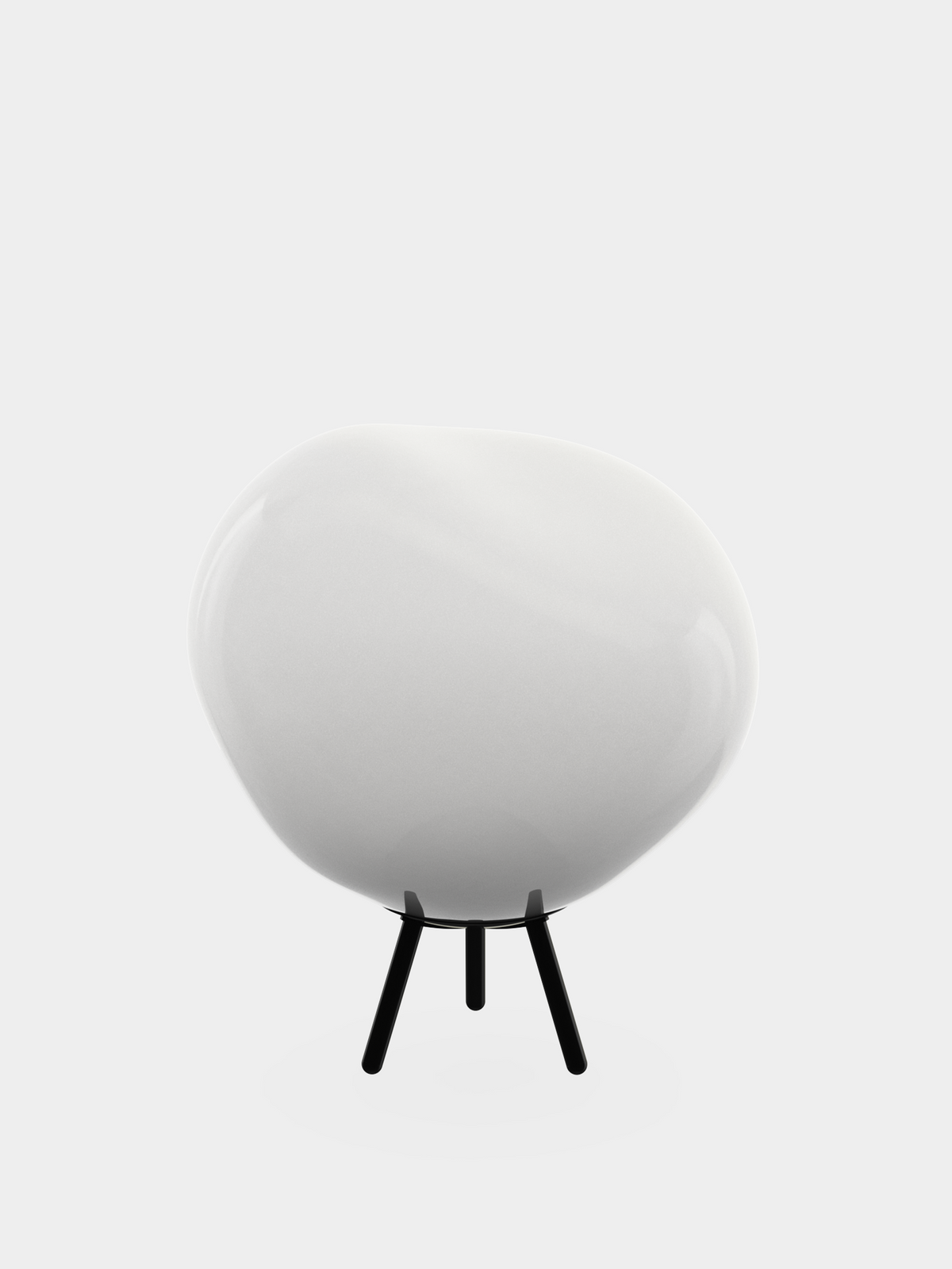 Melt Opal Large Portable Light by Tom Dixon in an interior or outdoor setting