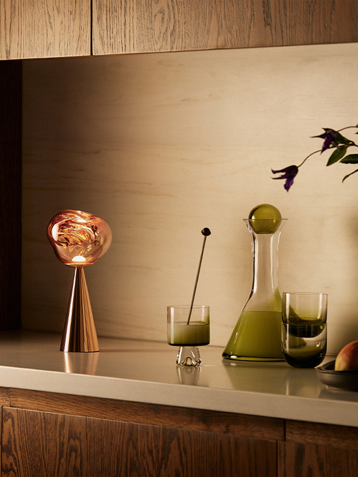 Melt Portable Light in Copper by Tom Dixon