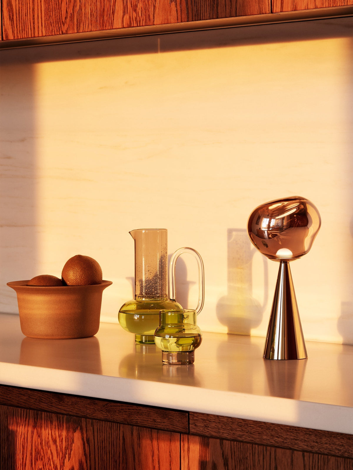 Melt Portable Light by Tom Dixon in an interior setting