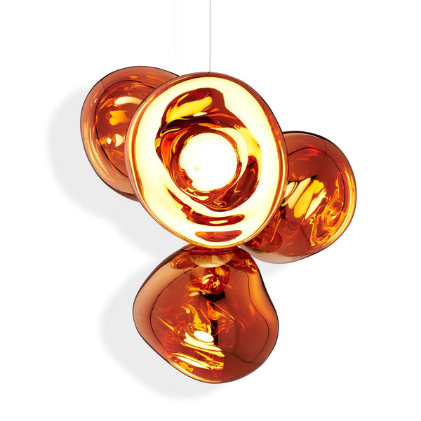 Tom Dixon Melt Small Chandelier in copper