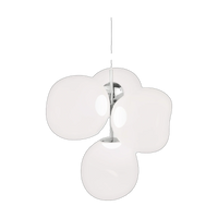 Melt Small Chandelier, Opal Blow-Moulded Polycarbonate by Tom Dixon