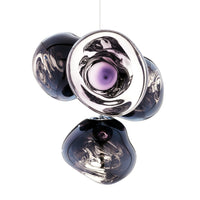 Tom Dixon Melt Small Chandelier in smoke