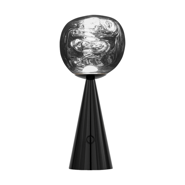 Melt Small Portable Light in Black by Tom Dixon
