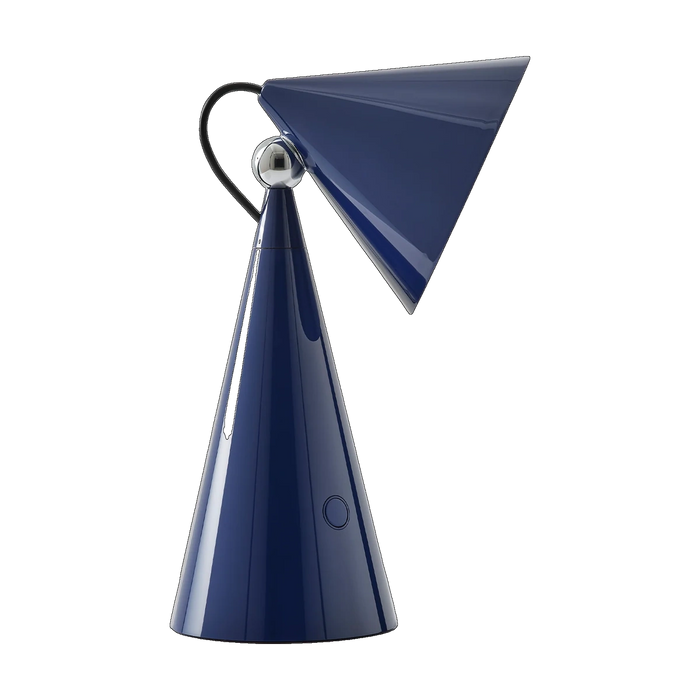 Pose Portable Light in High Gloss Indigo by Tom Dixon