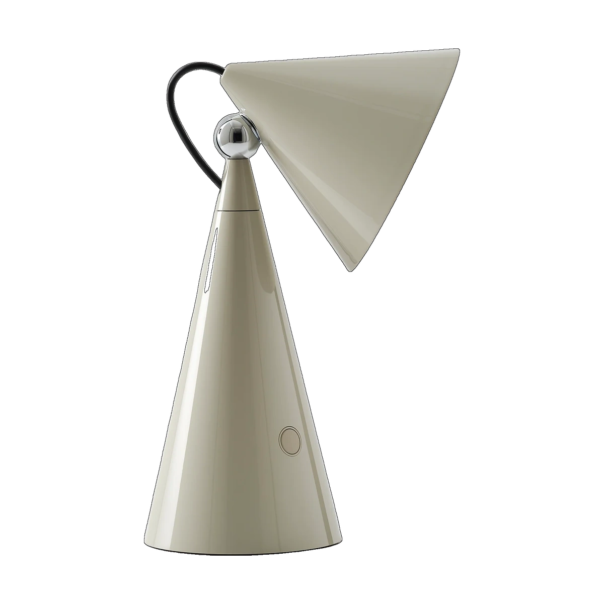 Pose Portable Light in High Gloss Putty by Tom Dixon